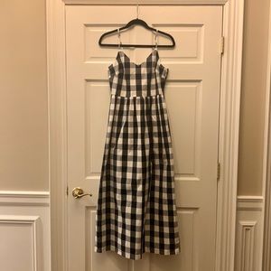 GINGHAM MAXI DRESS